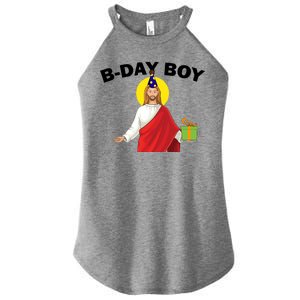 Happy Birthday Jesus! B-Day Boy Women's Perfect Tri Rocker Tank