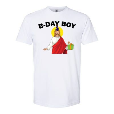 Happy Birthday Jesus! B-Day Boy Softstyle CVC T-Shirt