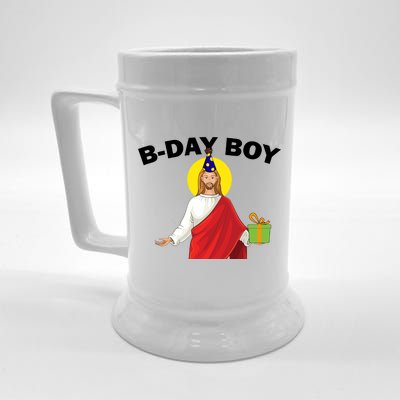 Happy Birthday Jesus! B-Day Boy Beer Stein