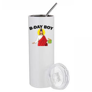 Happy Birthday Jesus! B-Day Boy Stainless Steel Tumbler