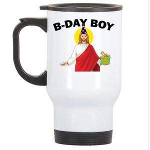 Happy Birthday Jesus! B-Day Boy Stainless Steel Travel Mug