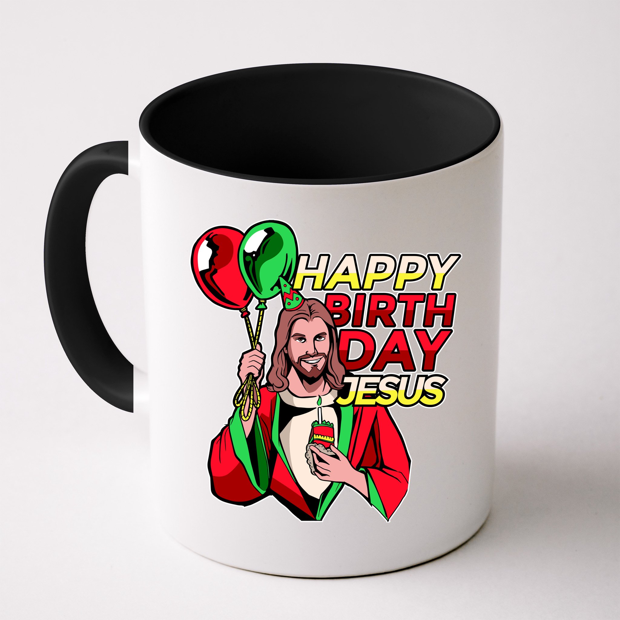 Happy Birthday Jesus Funny Christmas Birthday Boy Mug