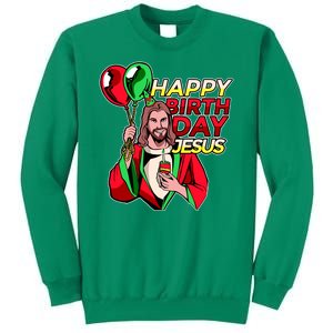 Happy Birthday Jesus Funny Christmas Birthday Boy Sweatshirt