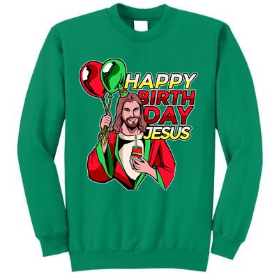 Happy Birthday Jesus Funny Christmas Birthday Boy Sweatshirt