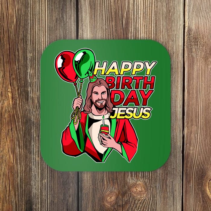 Happy Birthday Jesus Funny Christmas Birthday Boy Coaster