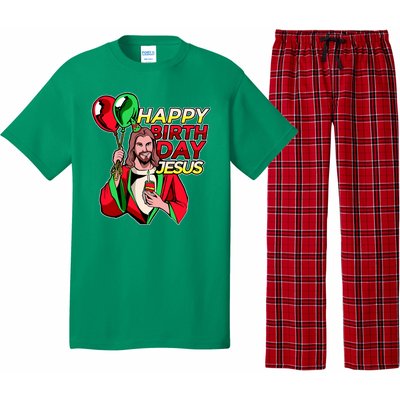 Happy Birthday Jesus Funny Christmas Birthday Boy Pajama Set