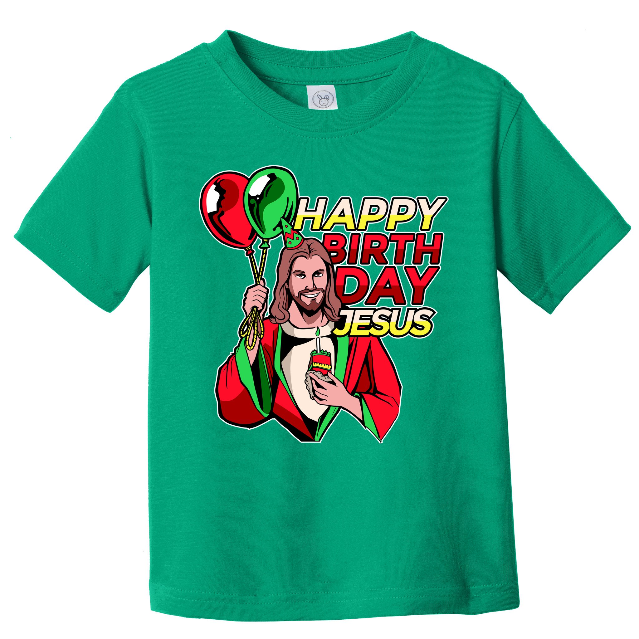 Happy Birthday Jesus Funny Christmas Birthday Boy Toddler T-Shirt
