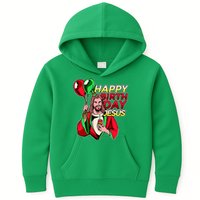Happy Birthday Jesus Funny Christmas Birthday Boy Kids Hoodie