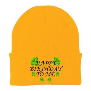 Happy Birthday To Me St. Patrick's Day Knit Cap Winter Beanie