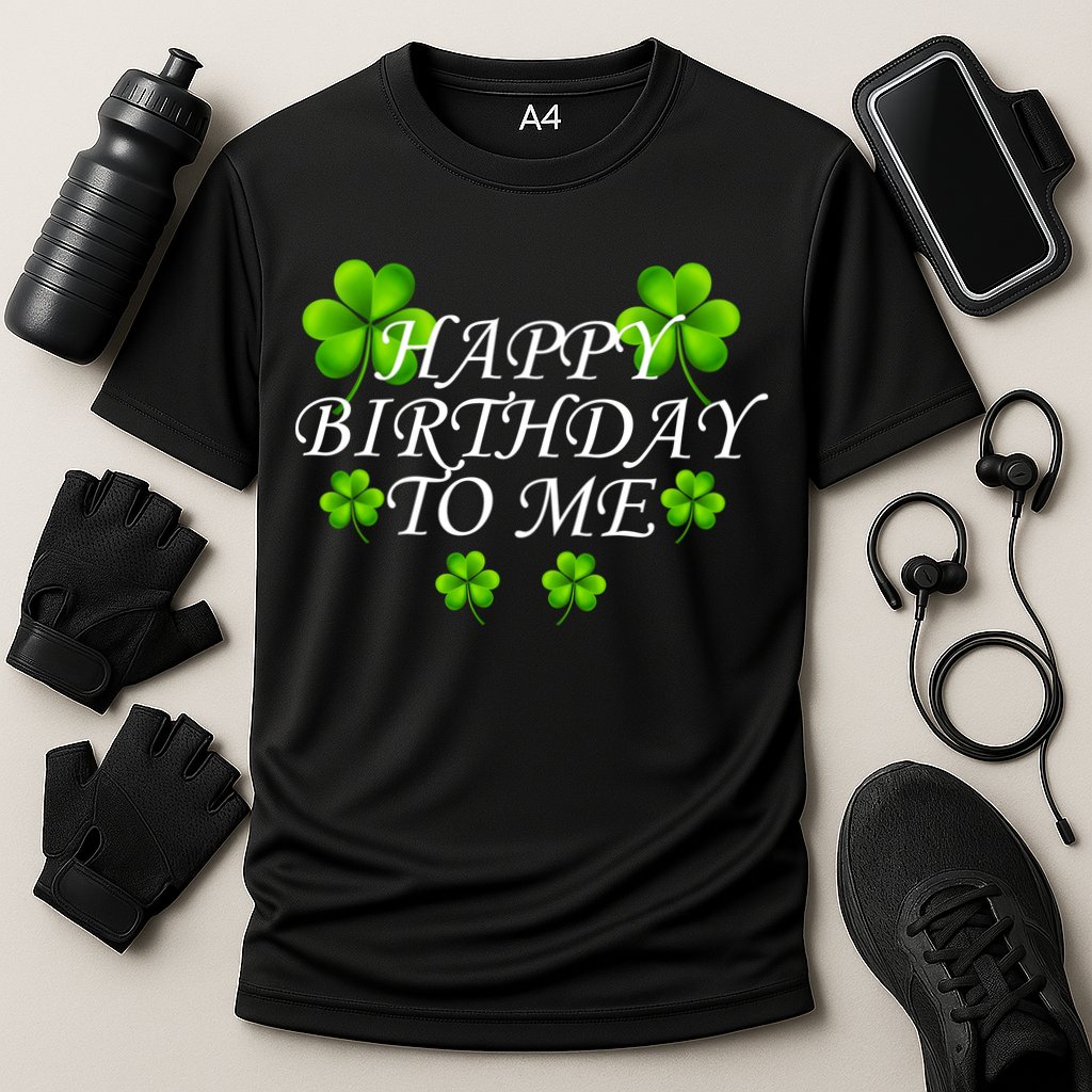 Happy Birthday To Me St. Patrick's Day Cooling Performance Crew T-Shirt