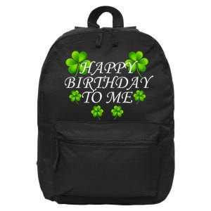 Happy Birthday To Me St. Patrick's Day 16 in Basic Backpack