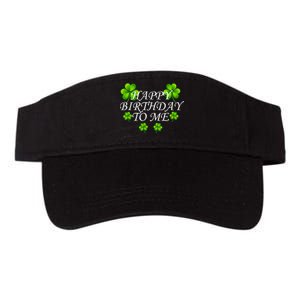 Happy Birthday To Me St. Patrick's Day Valucap Bio-Washed Visor