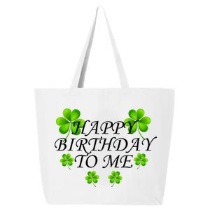 Happy Birthday To Me St. Patrick's Day 25L Jumbo Tote