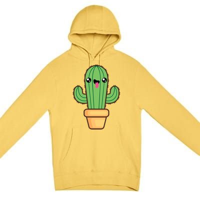 Happy Cactus Premium Pullover Hoodie