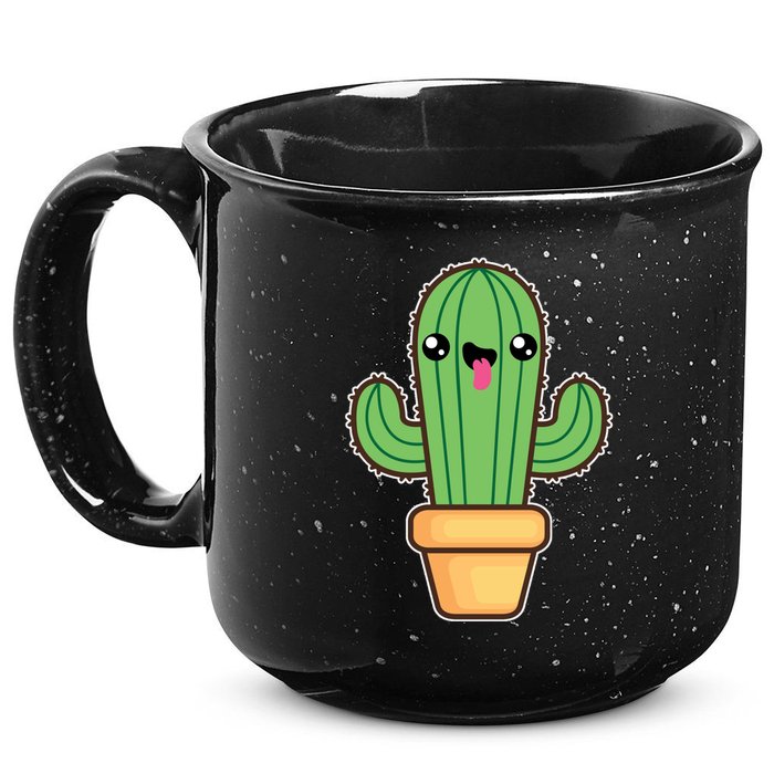 Happy Cactus 15oz Campfire Ceramic Mug