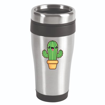 Happy Cactus 16oz Travel Tumbler