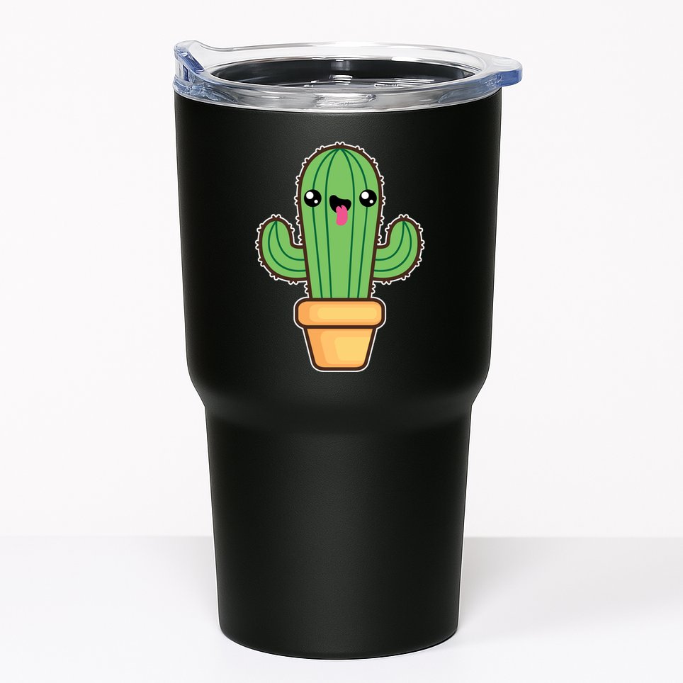 Happy Cactus Tumbler