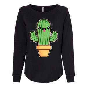 Happy Cactus Womens California Wash Sweatshirt