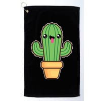 Happy Cactus Golf Towel