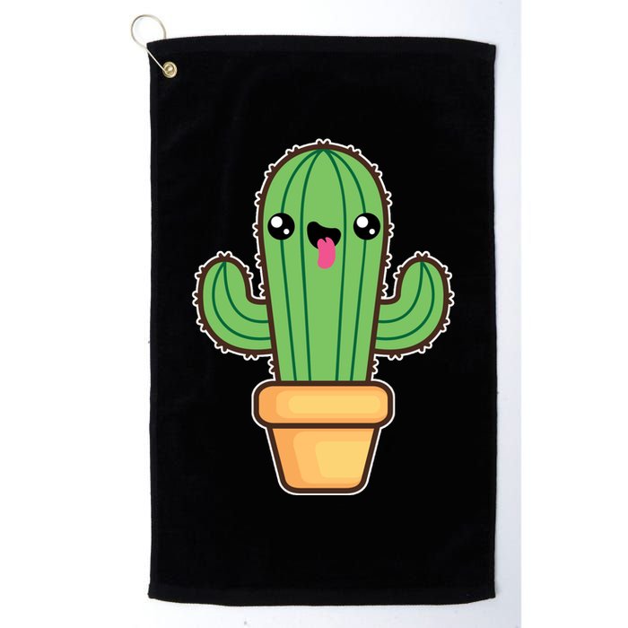 Happy Cactus Golf Towel