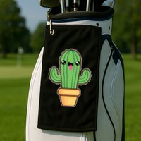 Happy Cactus Golf Towel