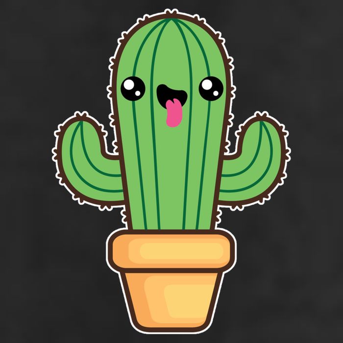 Happy Cactus Golf Towel