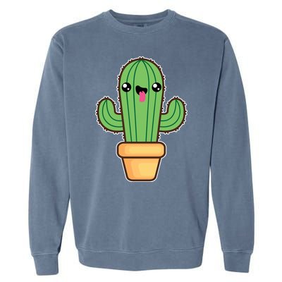 Happy Cactus Garment-Dyed Sweatshirt