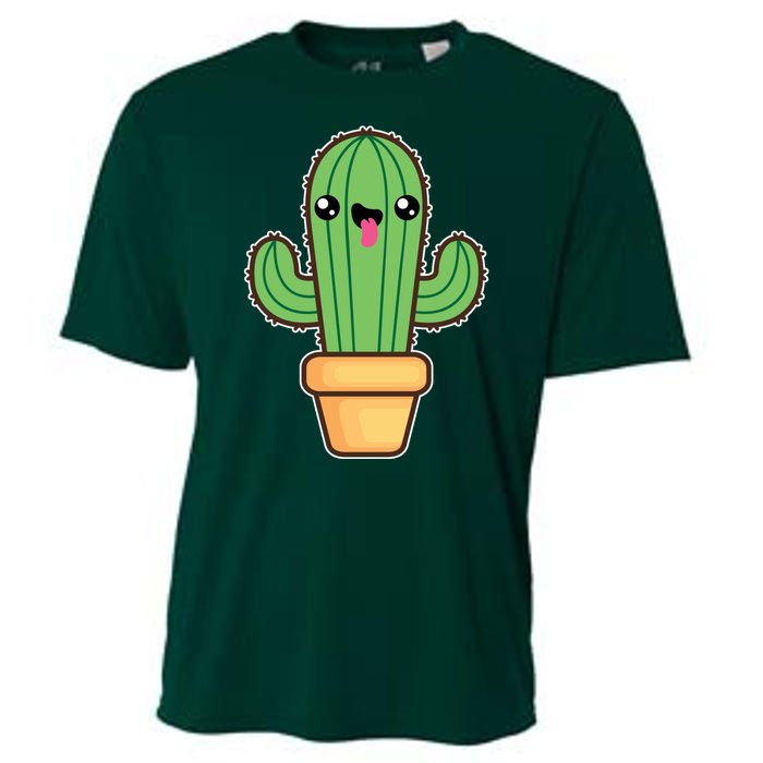 Happy Cactus Cooling Performance Crew T-Shirt