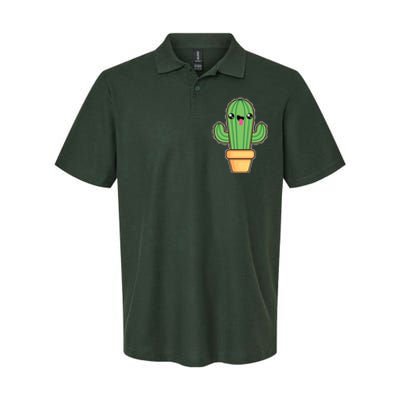 Happy Cactus Softstyle Adult Sport Polo