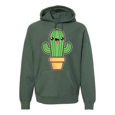 Happy Cactus Premium Hoodie