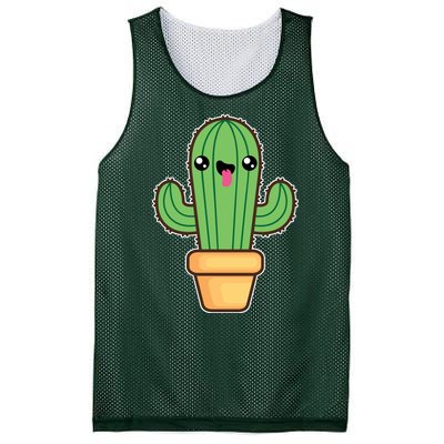 Happy Cactus Mesh Reversible Basketball Jersey Tank