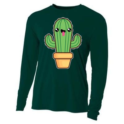 Happy Cactus Cooling Performance Long Sleeve Crew