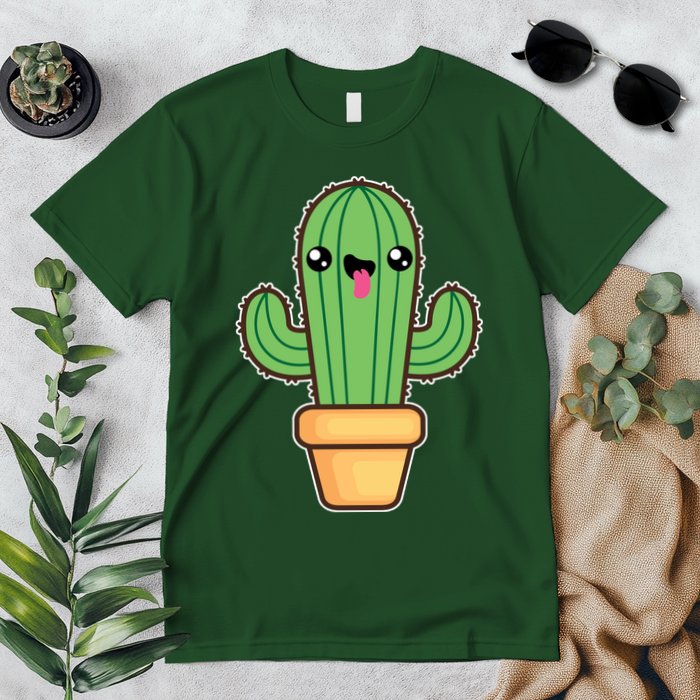 Happy Cactus Premium T-Shirt