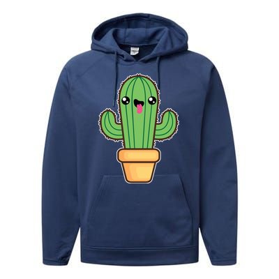 Happy Cactus Performance Fleece Hoodie