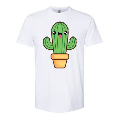 Happy Cactus Softstyle® CVC T-Shirt