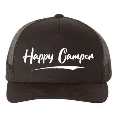 Happy Camper Yupoong Adult 5-Panel Trucker Hat