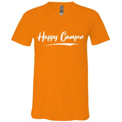 Happy Camper V-Neck T-Shirt