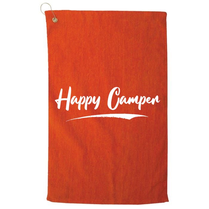 Happy Camper Golf Towel