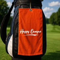 Happy Camper Golf Towel