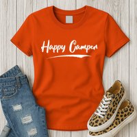 Happy Camper Womens T-Shirt