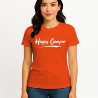 Happy Camper Womens T-Shirt
