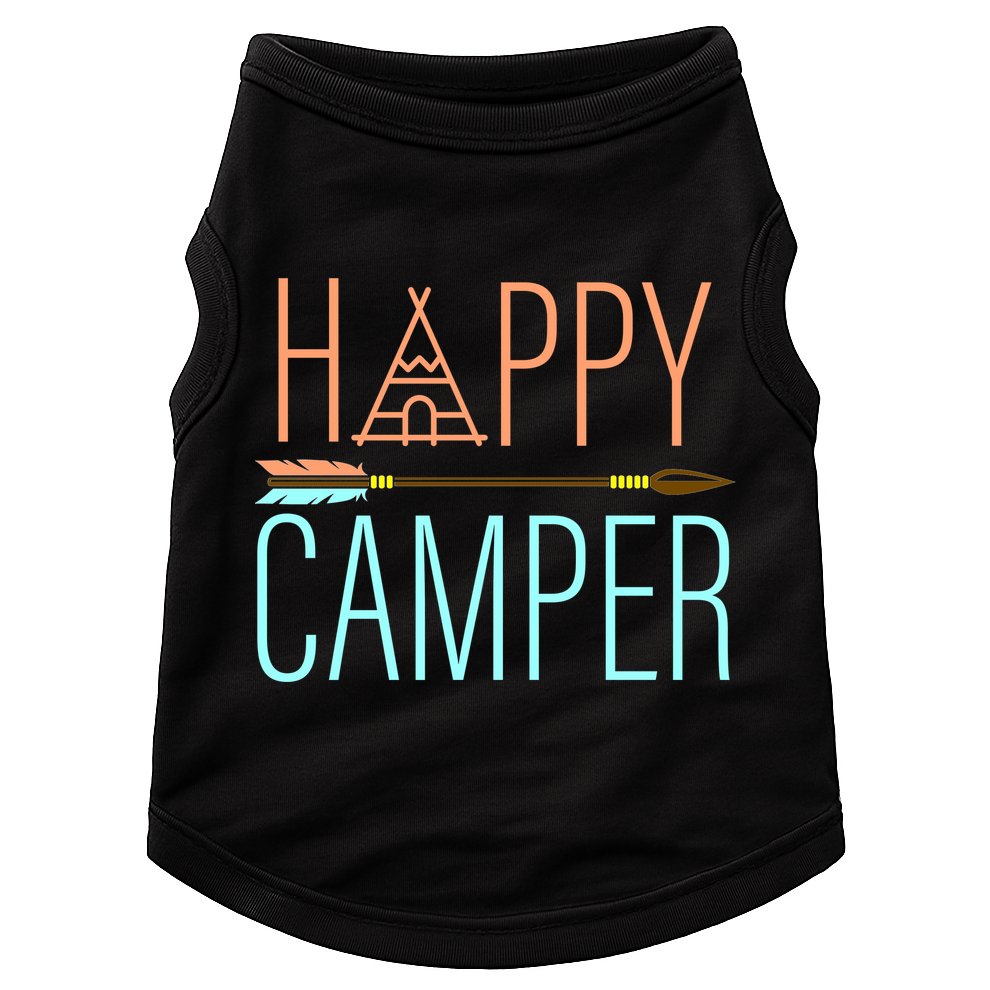 Happy Camper Funny Camping Doggie Tank