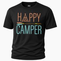 Happy Camper Funny Camping Cooling Performance Crew T-Shirt