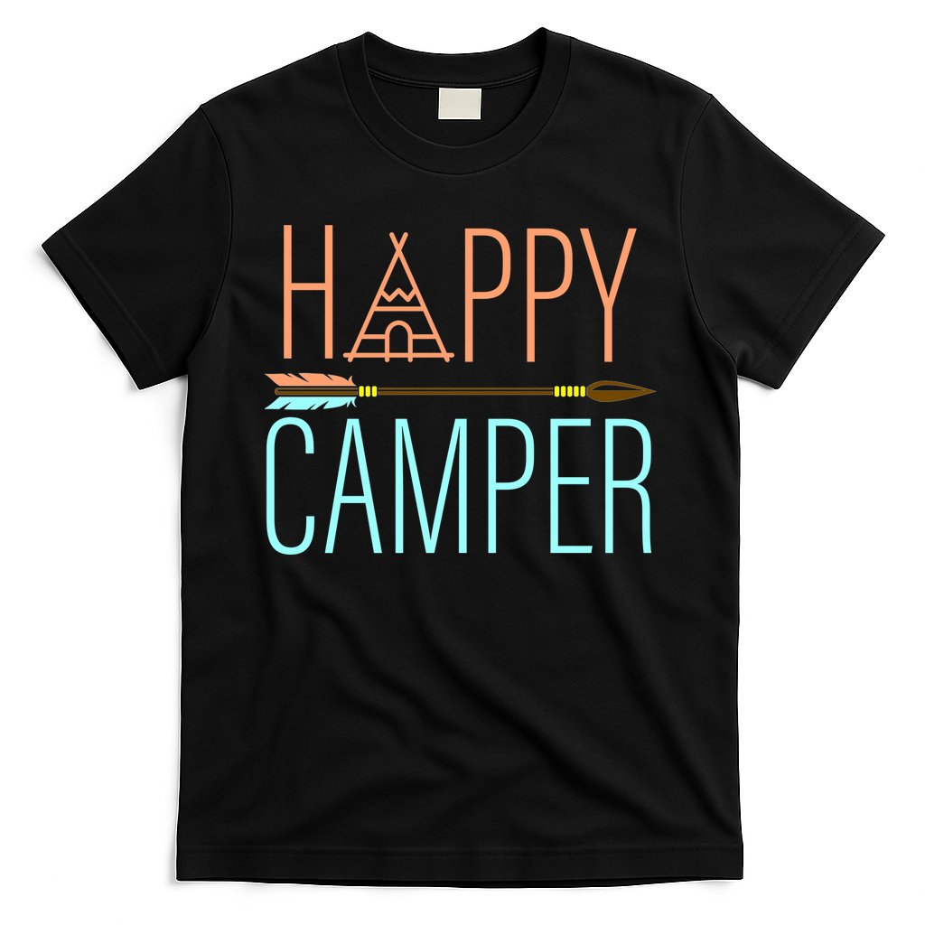 Happy Camper Funny Camping T-Shirt