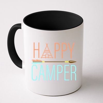 Happy Camper Funny Camping Mug
