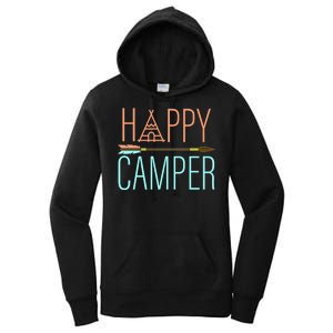 Happy Camper Funny Camping Women's Pullover Hoodie