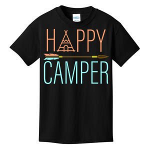 Happy Camper Funny Camping Kids T-Shirt