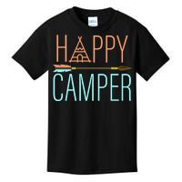 Happy Camper Funny Camping Kids T-Shirt