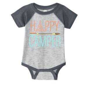 Happy Camper Funny Camping Infant Baby Jersey Bodysuit