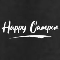 Happy Camper Funny Camping Meme Adult Drive Performance Visor